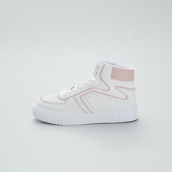 Zapatillas deportivas altas Mujer talla 34 a 48 - rosa - Kiabi - 28,00€