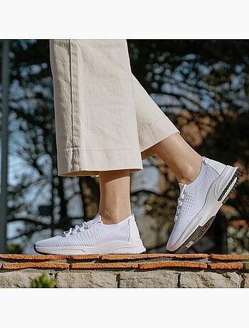 Zapatillas deportivas antideslizantes, flexibles y ligeros, con Cordones Isotoner