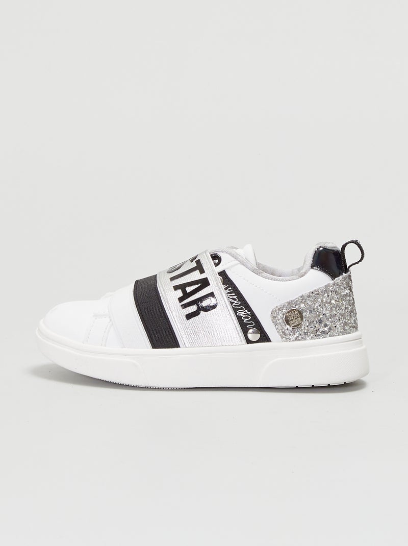 Zapatillas deportivas bajas  - 'I am a star' blanco - Kiabi