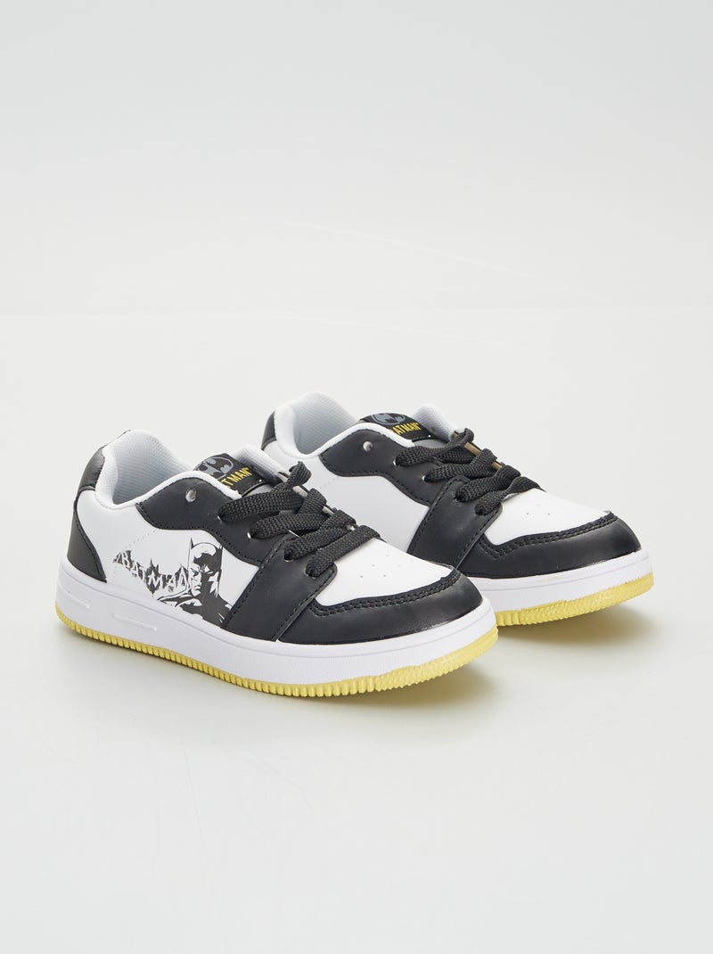 Zapatillas deportivas bajas 'Batman' blanco - Kiabi