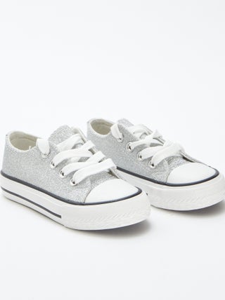 Zapatillas deportivas bajas con brillos