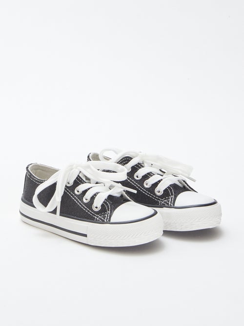 Zapatillas deportivas bajas con brillos - Kiabi