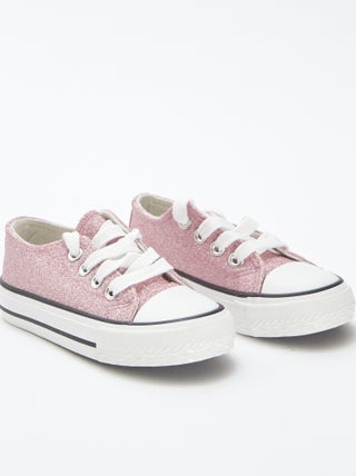 Zapatillas deportivas bajas con brillos