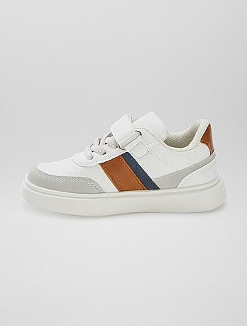 Zapatillas deportivas bajas con cierre con velcro y cordones