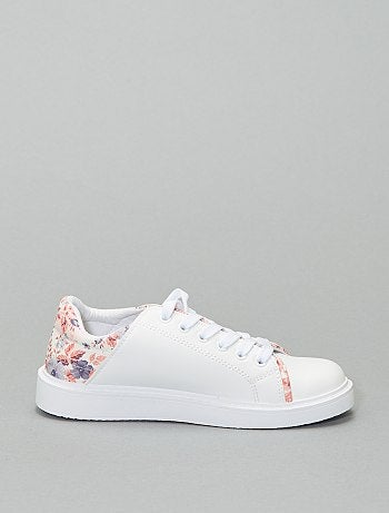 Zapatillas deportivas bajas con estampado 'floral' - Kiabi