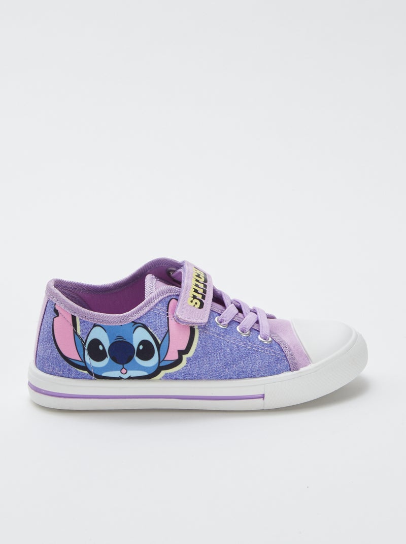 Zapatillas deportivas bajas con velcros 'Stitch' 'Disney' ROSA - Kiabi