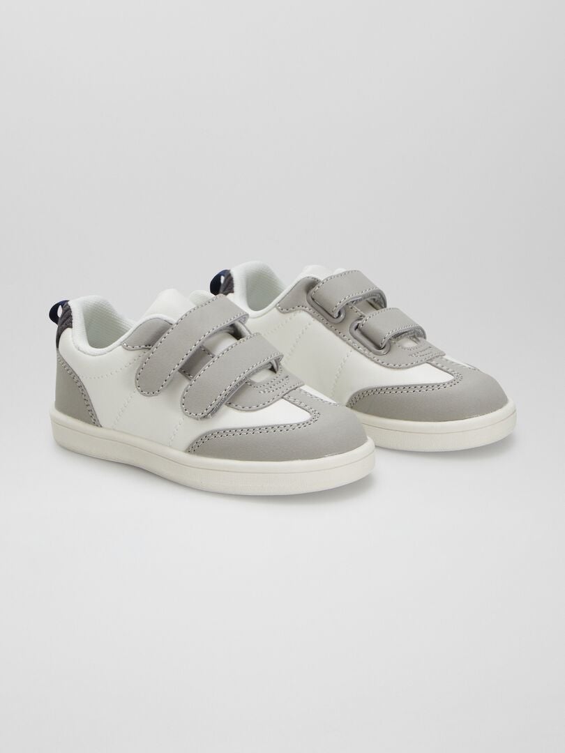 Zapatillas deportivas bajas gris - Kiabi