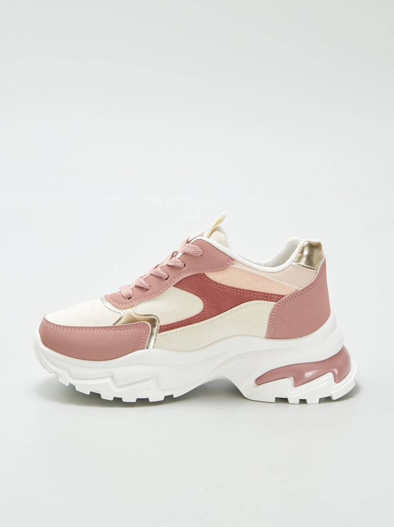 Zapatillas deportivas bajas ROSA - Kiabi