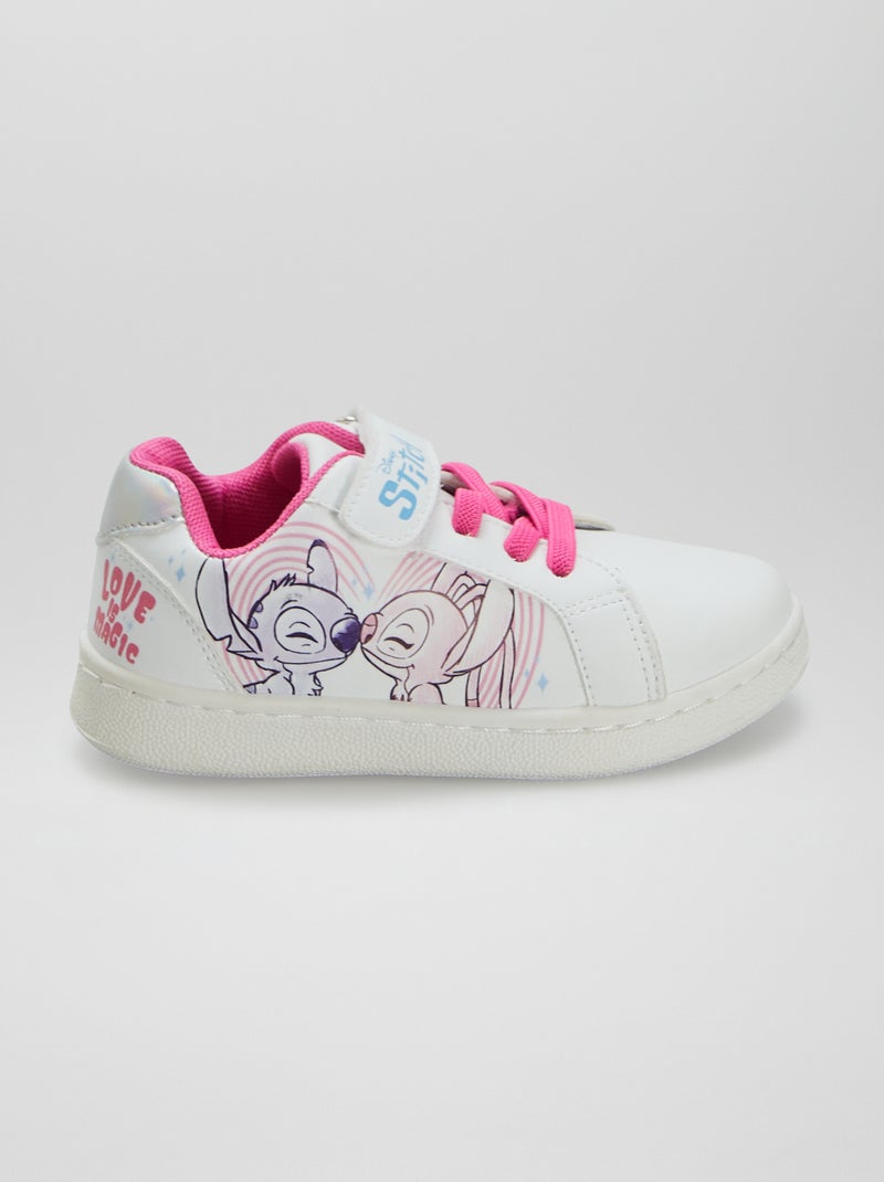 Zapatillas deportivas bajas 'Stitch' BLANCO - Kiabi