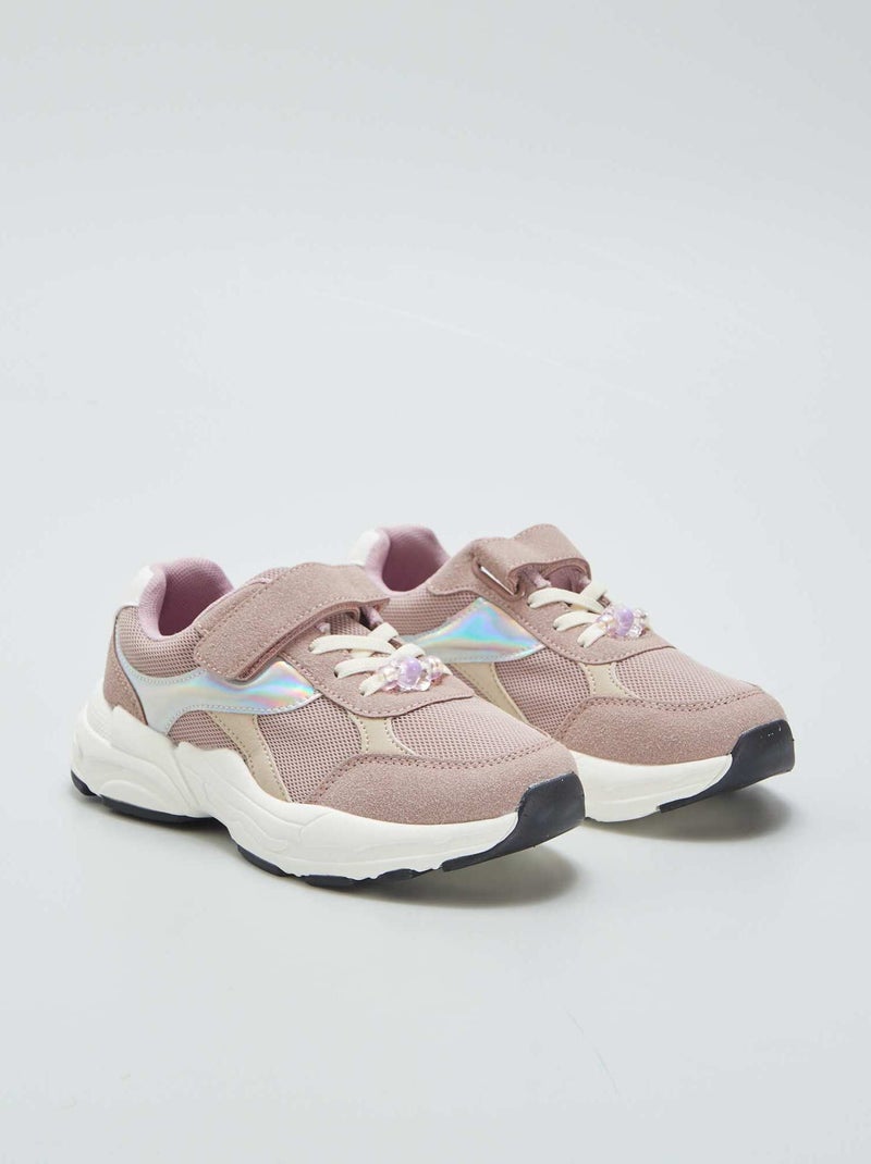 Zapatillas deportivas beige - Kiabi