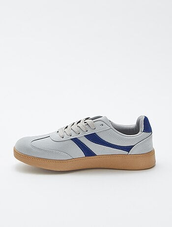Zapatillas deportivas bicolores con cordones