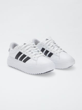 Zapatillas deportivas bicolores con plataforma 'Grand Court' 'Adidas'