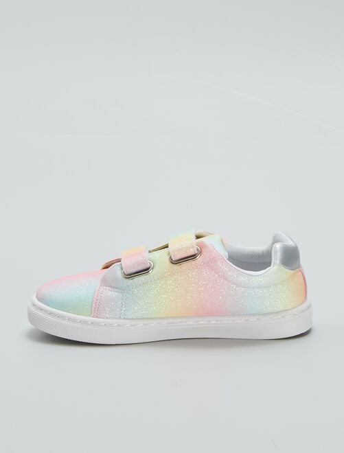 Zapatillas deportivas brillantes arcoíris - Kiabi