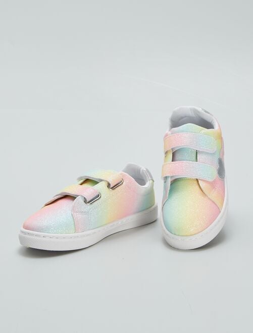 Zapatillas deportivas brillantes arcoíris - Kiabi