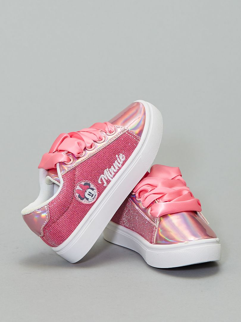 Zapatillas deportivas brillantes 'Minnie' rosa - Kiabi