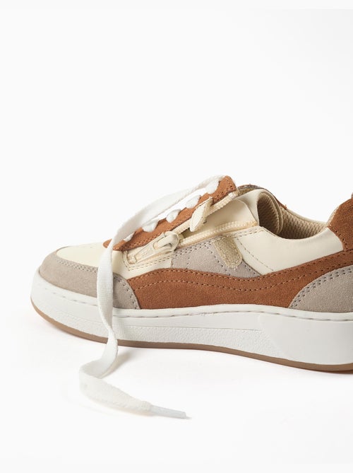 Zapatillas deportivas combinadas con cordones - Kiabi