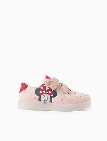 Zapatillas deportivas combinadas con luces Minnie