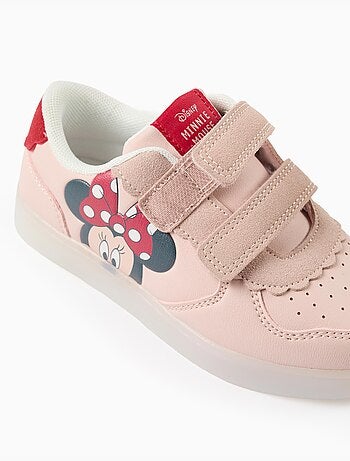 Zapatillas deportivas combinadas con luces Minnie