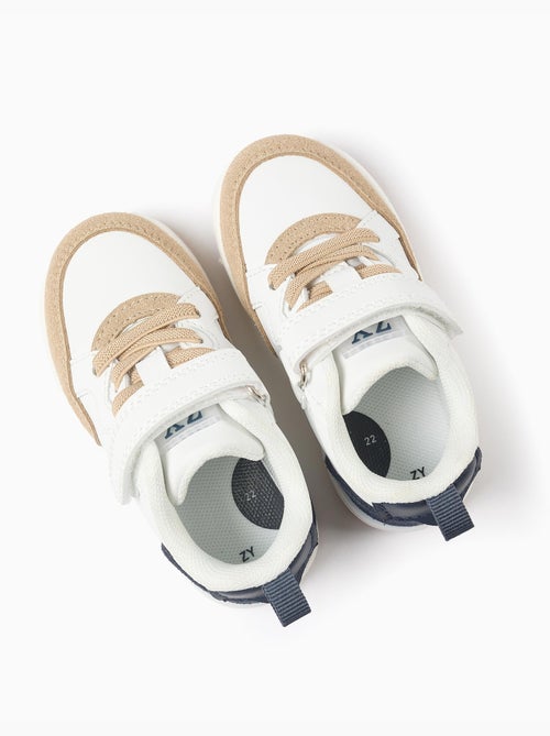 Zapatillas deportivas combinadas con tira autoadherente - Kiabi