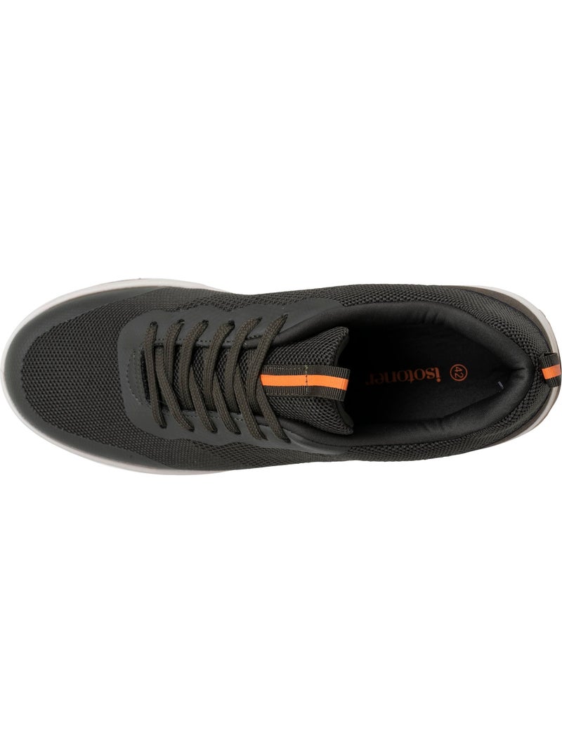 Zapatillas deportivas cómodas, duraderas, suela con memoria de forma y fáciles de poner Caqui - Kiabi