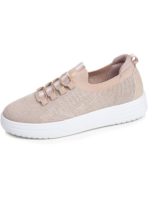 Zapatillas deportivas cómodas, duraderas, suela con memoria de forma y fáciles de poner  Isotoner - Kiabi