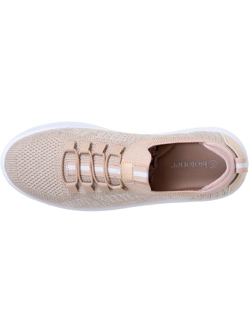 Zapatillas deportivas cómodas, duraderas, suela con memoria de forma y fáciles de poner  Isotoner - Kiabi