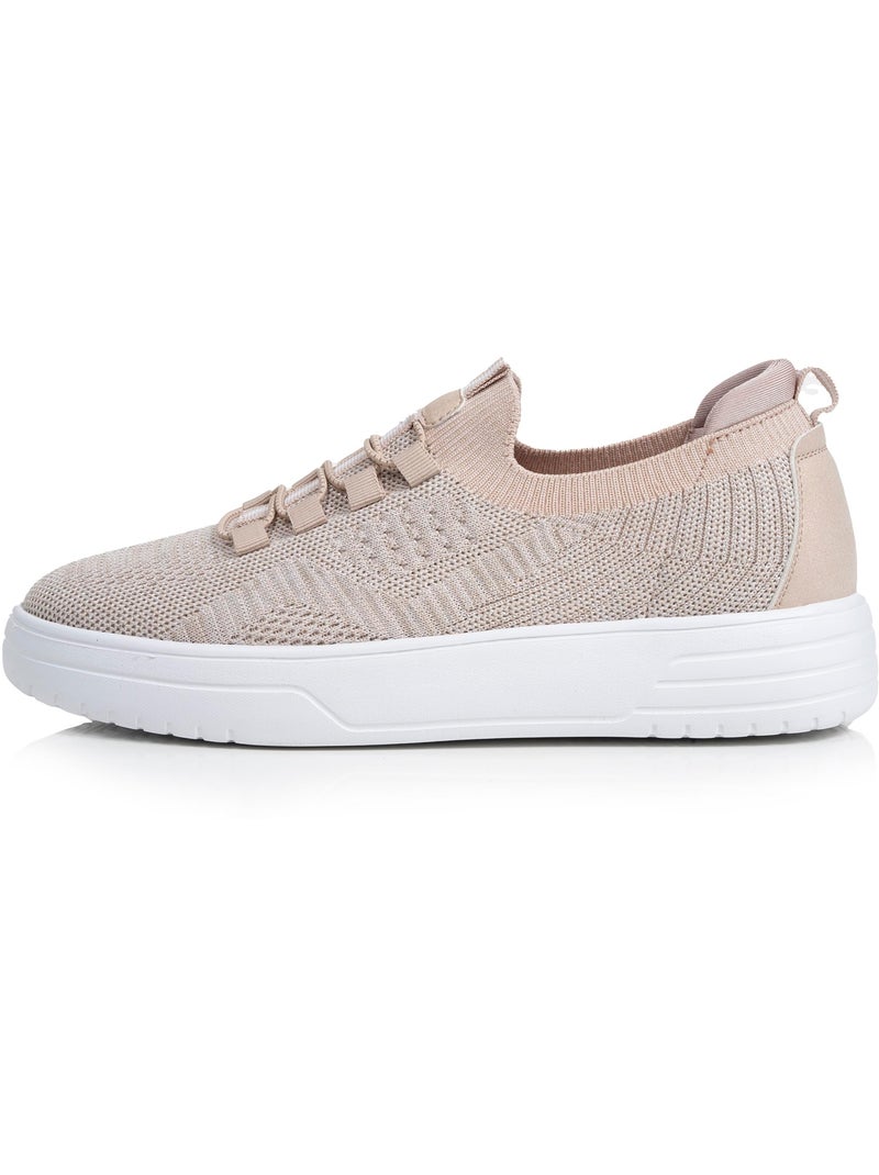 Zapatillas deportivas cómodas, duraderas, suela con memoria de forma y fáciles de poner  Isotoner Beige - Kiabi