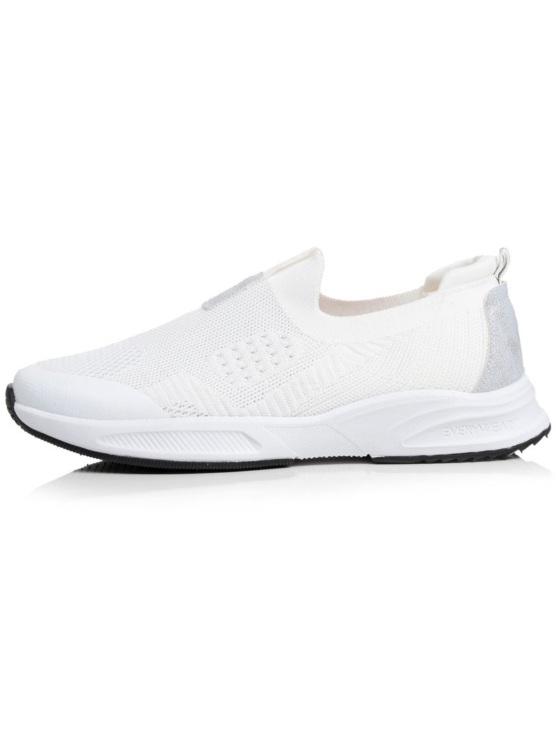 Zapatillas deportivas cómodas, duraderas, suela con memoria de forma y fáciles de poner  Isotoner Blanco - Kiabi