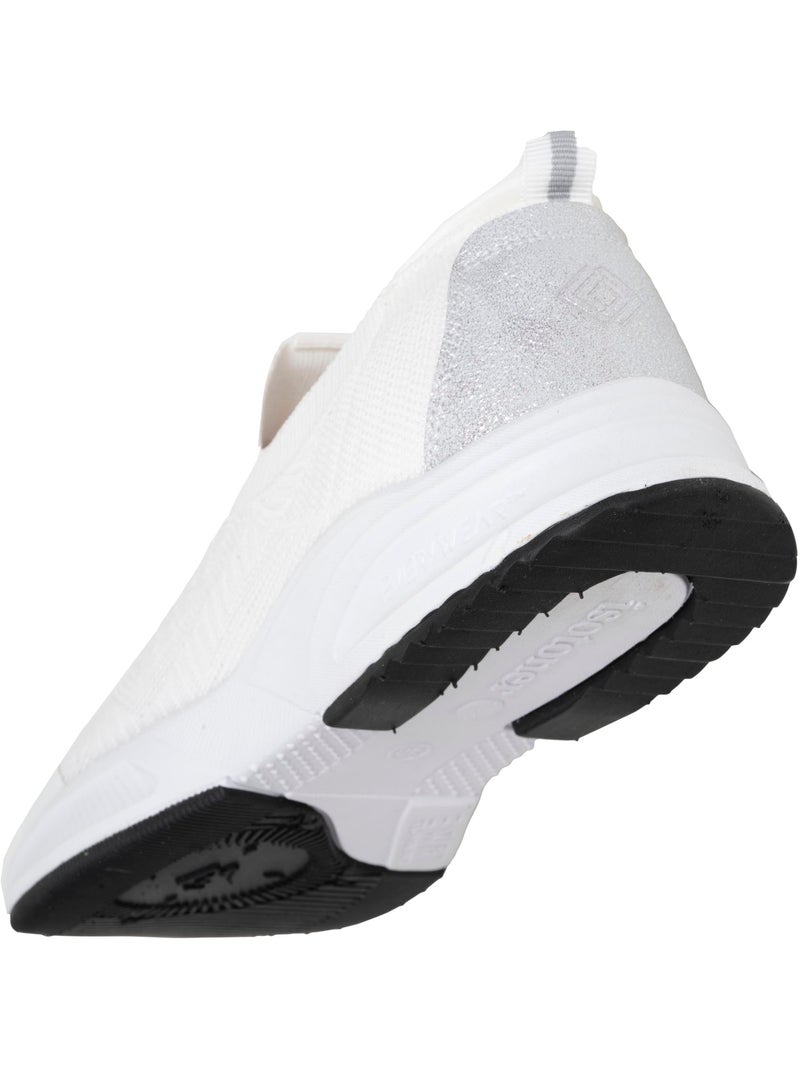 Zapatillas deportivas cómodas, duraderas, suela con memoria de forma y fáciles de poner  isotoner Blanco - Kiabi
