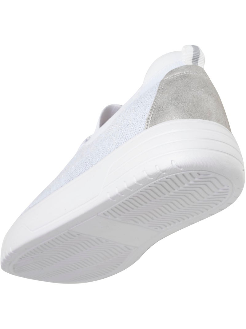 Zapatillas deportivas cómodas, duraderas, suela con memoria de forma y fáciles de poner  Isotoner Blanco - Kiabi