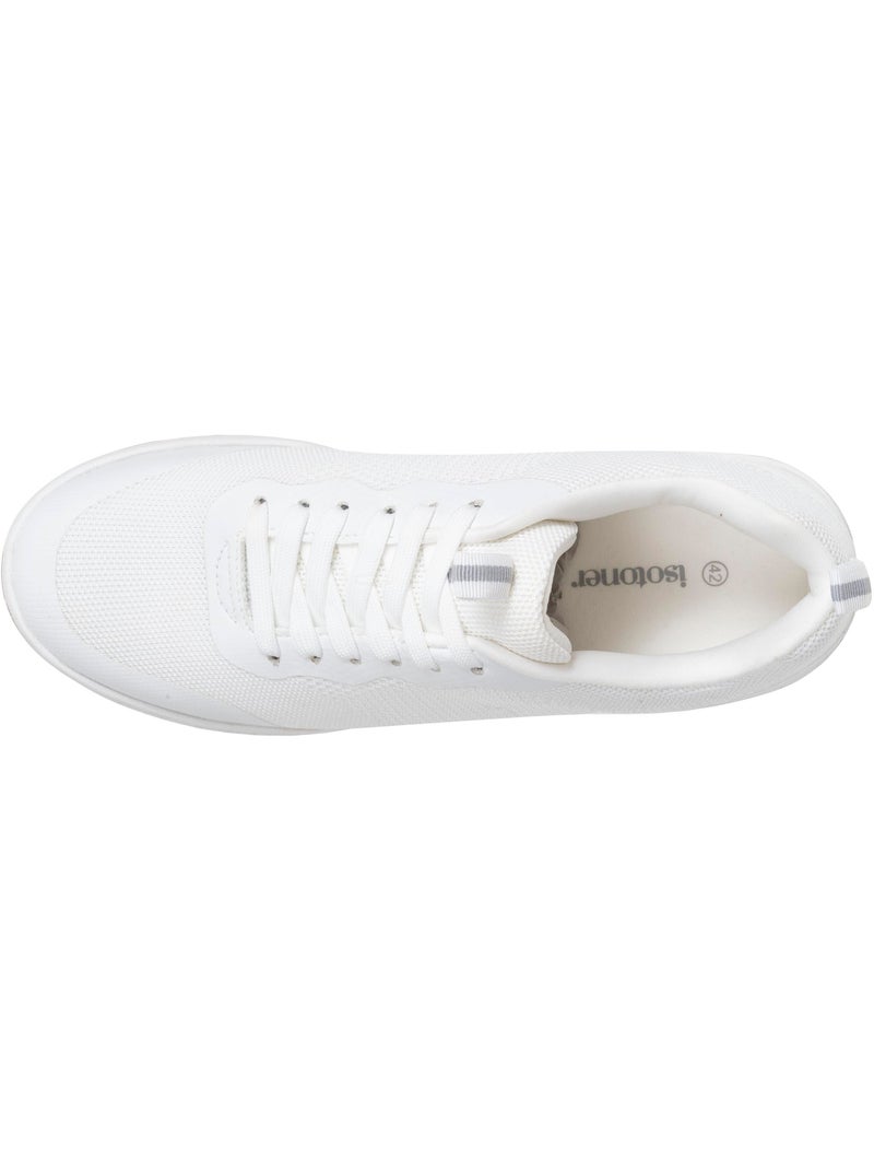 Zapatillas deportivas cómodas, duraderas, suela con memoria de forma y fáciles de poner  Isotoner Blanco - Kiabi