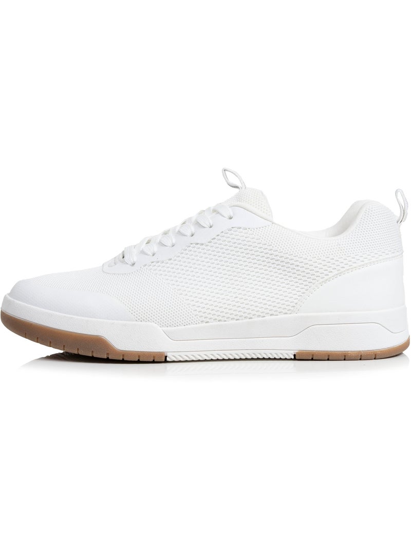 Zapatillas deportivas cómodas, duraderas, suela con memoria de forma y fáciles de poner  Isotoner Blanco - Kiabi