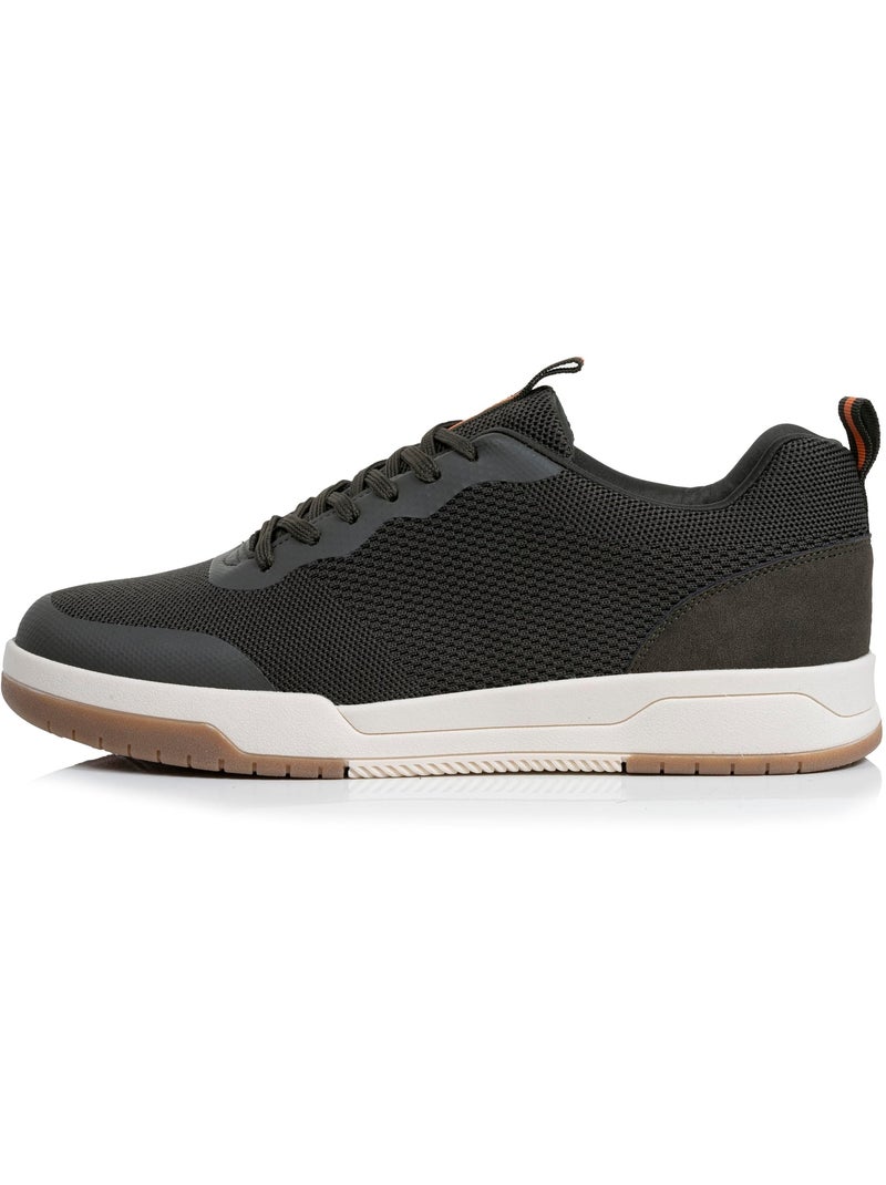 Zapatillas deportivas cómodas, duraderas, suela con memoria de forma y fáciles de poner  Isotoner Caqui - Kiabi