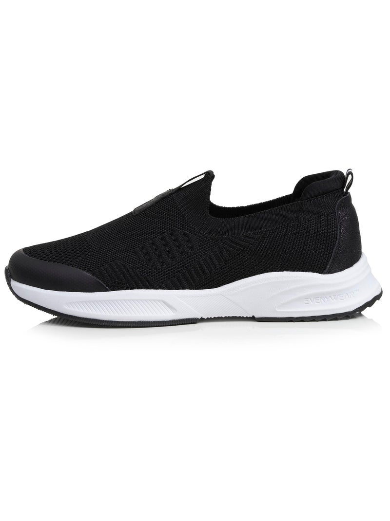 Zapatillas deportivas cómodas, duraderas, suela con memoria de forma y fáciles de poner  Isotoner Negro - Kiabi