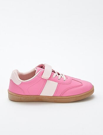 Zapatillas deportivas con cordones elásticos + velcro