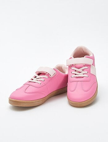 Zapatillas deportivas con cordones elásticos + velcro