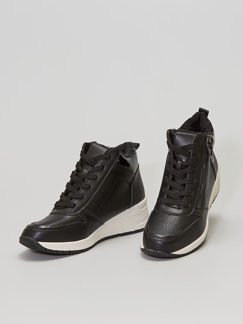 Zapatillas deportivas con - negro - Kiabi - 27.00€