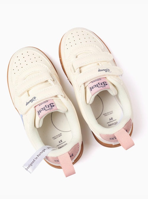 Zapatillas deportivas con estampado de Stitch y tiras autoadherentes - Kiabi