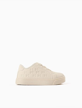 Zapatillas deportivas con lazos en relieve y cordones elásticos