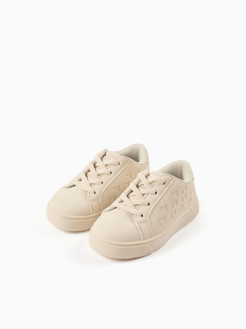 Zapatillas deportivas con lazos en relieve y cordones elásticos - Kiabi Zapatillas deportivas con lazos en relieve y cordones elásticos - Kiabi