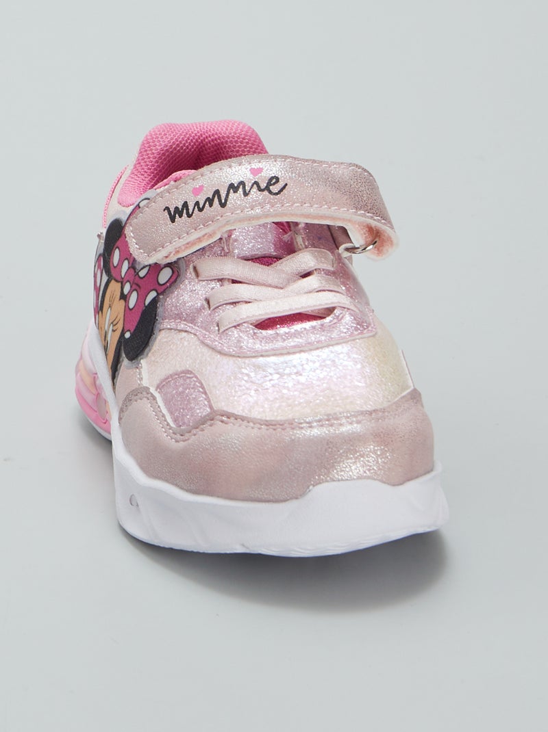 Zapatillas deportivas con led 'Minnie' 'Disney' ROSA - Kiabi