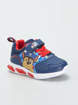 Zapatillas deportivas con led y velcros 'La Patrulla Canina'