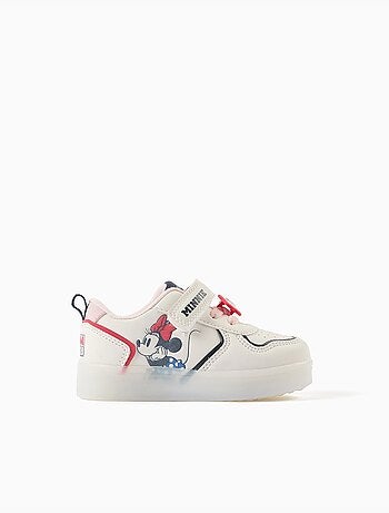 Zapatillas deportivas con luces con estampado de Minnie