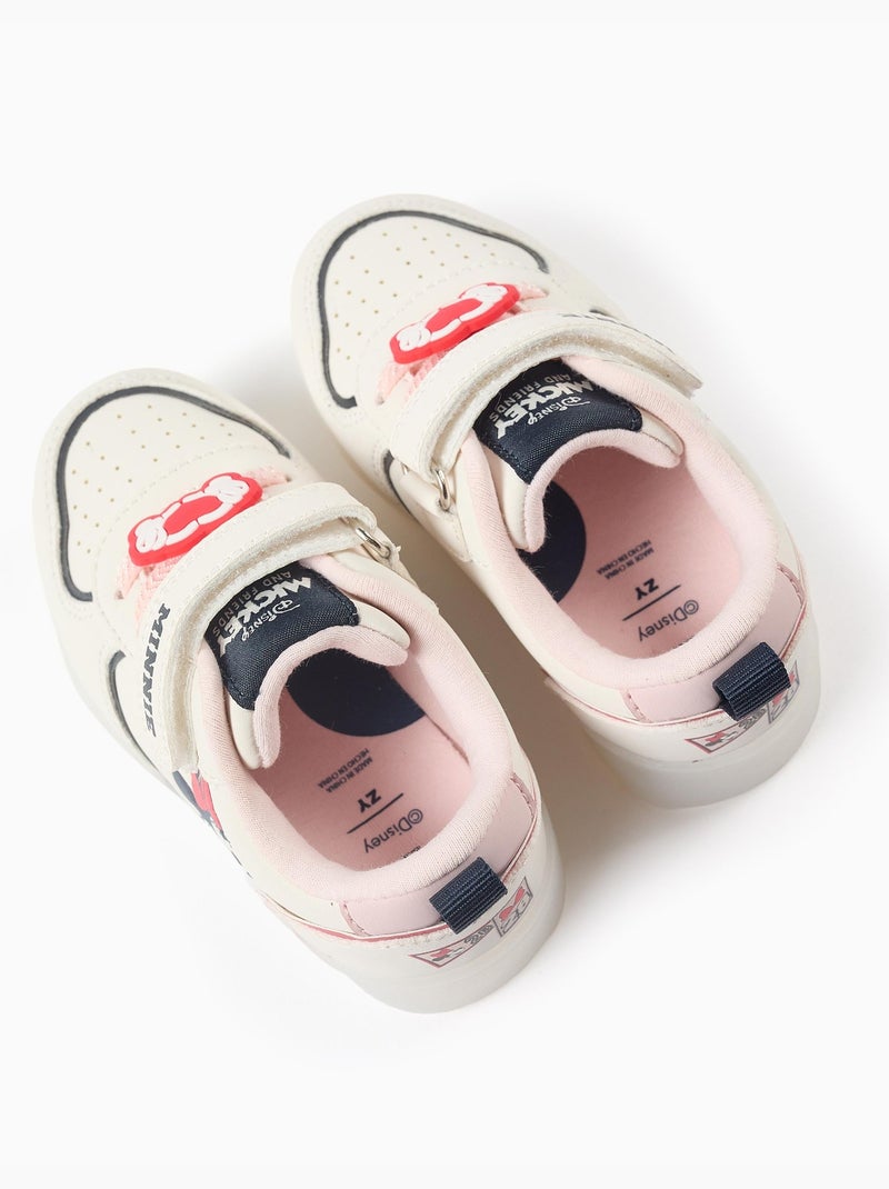 Zapatillas deportivas con luces con estampado de Minnie Beige claro - Kiabi