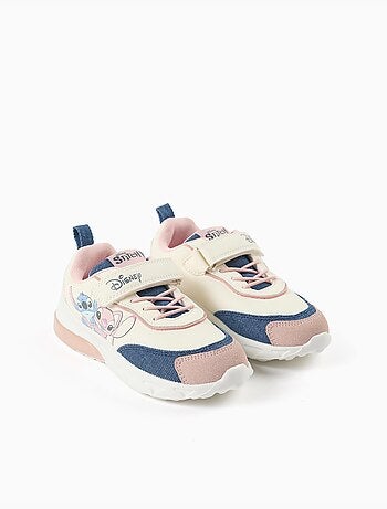 Zapatillas deportivas con luces y estampado de Stitch y Angel