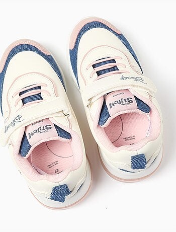 Zapatillas deportivas con luces y estampado de Stitch y Angel