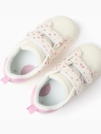 Zapatillas deportivas con motivo floral