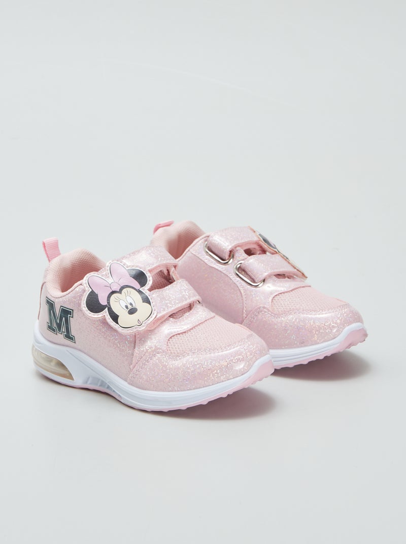 Zapatillas deportivas con suela luminosa 'Minnie' ROSA - Kiabi