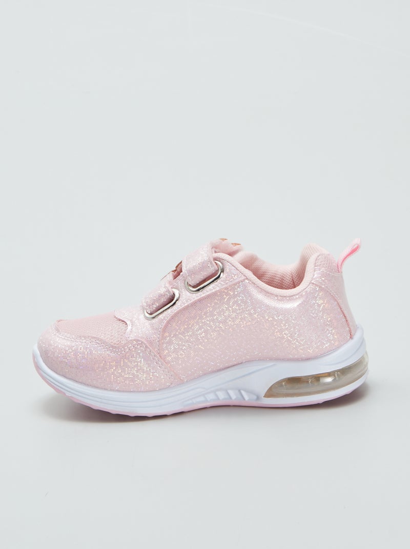 Zapatillas deportivas con suela luminosa 'Minnie' ROSA - Kiabi
