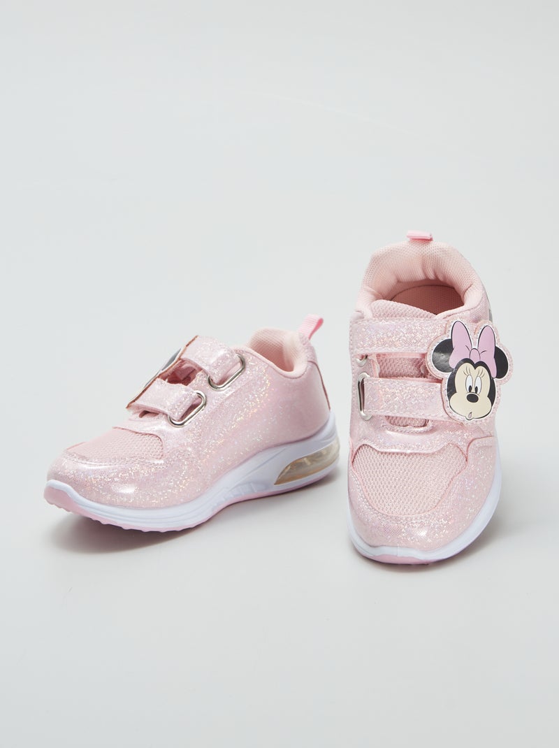 Zapatillas deportivas con suela luminosa 'Minnie' ROSA - Kiabi